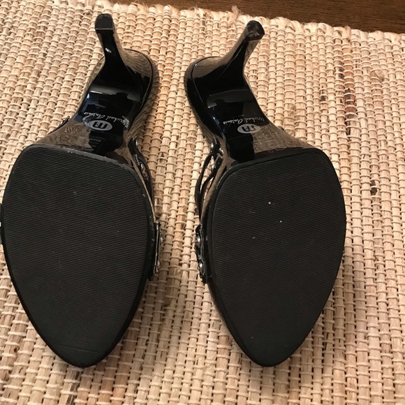 Michael Antonio Glossy Black High Heels - Picture 5 of 6